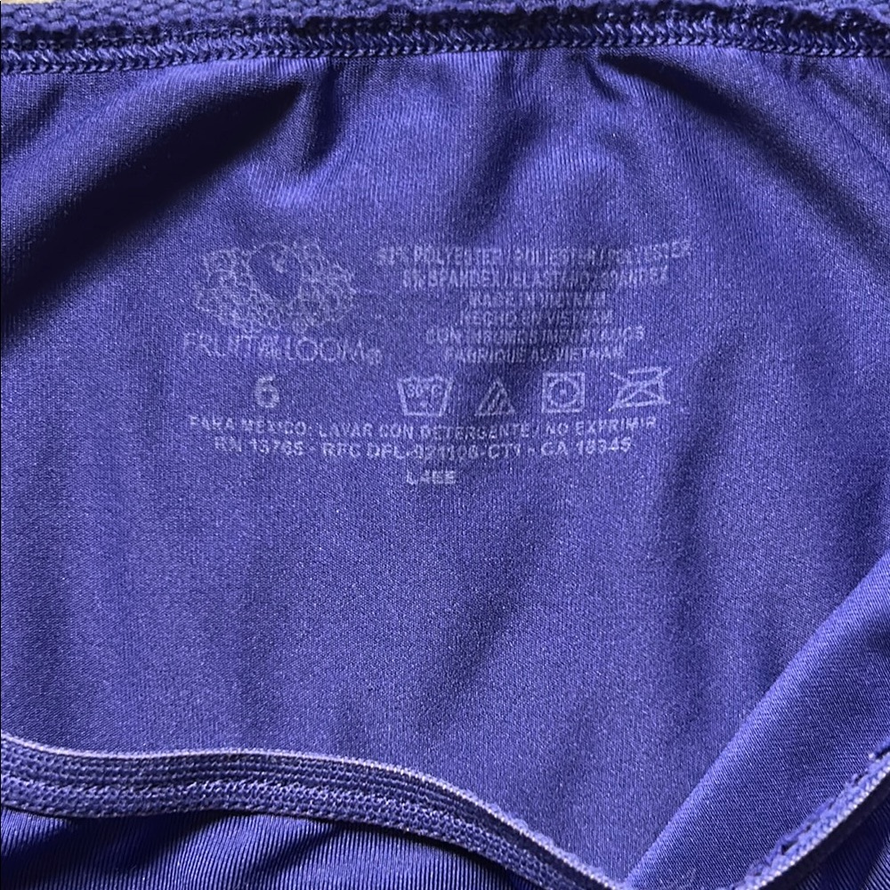 NWOT Fruit of the Loom Black and Deep Purple underwear - Picture 2 of 7